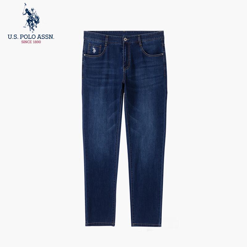 НАС. АССН ПОЛО. Мужские джинсы прямого кроя свободного силуэта 33/175