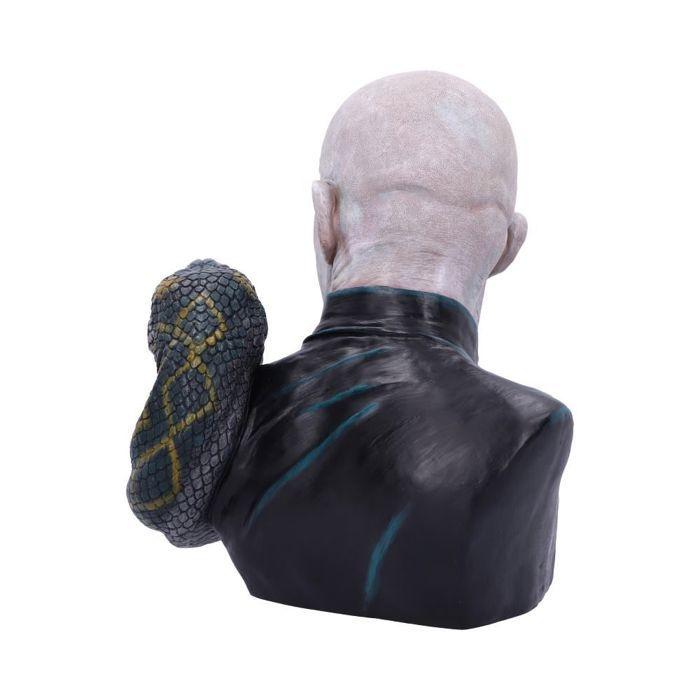 Buste - nemesis now - harry potter - lord voldemort &amp; nagini - résine - 30,5 cm