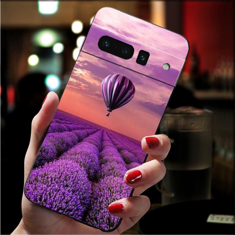 Phone Case For Google Pixel 10 9 Pro XL 9A 8 7 6 Pro Pixel 8A 7A 6A Pixel 8 7 6 5 Infinity On Purple Art