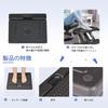 Footrest for Adjustable Angle and Widened Soft Foot Removable 40x31x5cm Office, Height, Surface, Pillow, Cushion, Black,