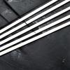 ZISIZ Stainless Steel Flat BBQ Skewers