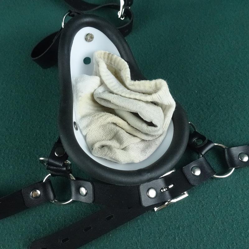 Alternative Male Slave Training: Sensual Silk Stocking Harness with Mask Cover