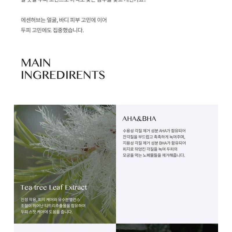 ESSEN HERB Tea Tree Deep Clean Scalp Shampoo