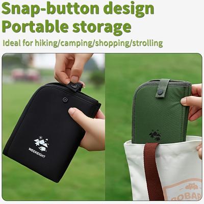 Lightweight Portable Folding Chair Cushion 10mm Thick Compact Machine Washable Outdoor Seat Pad for Camping Hiking Picnic Festival All Outdoor Terrain