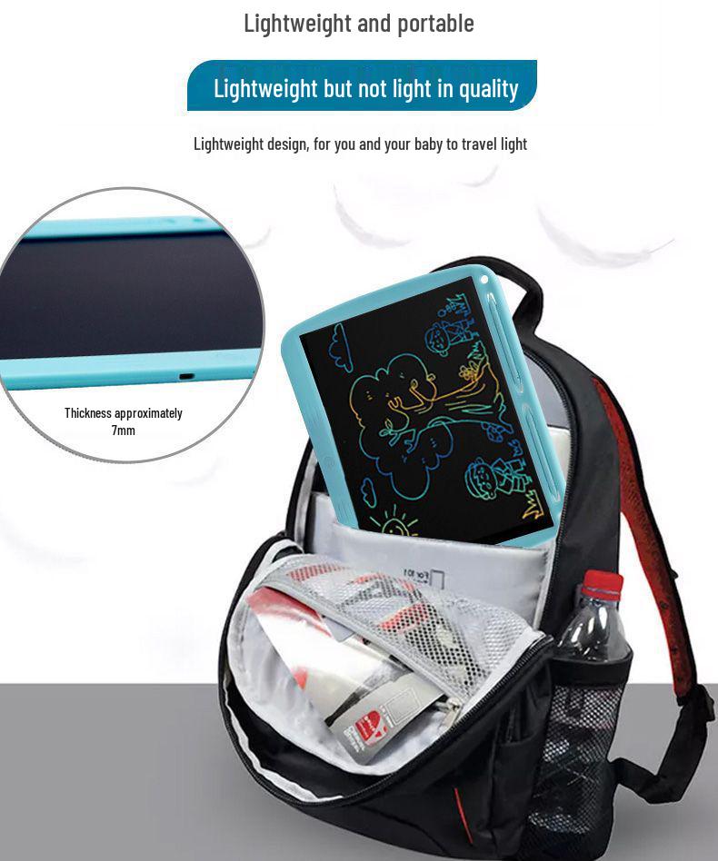15" Rechargeable LCD Writing Board: High-Brightness Color Drawing Tablet for Smart Office and Children's Early Education.