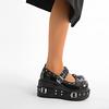 Women Mary Jane Shoes Belt Buckle Classic Sweet Punk Sneakers Female Platform Wedge Spring Lolita Shoes Ladies Zapatos De Mujer