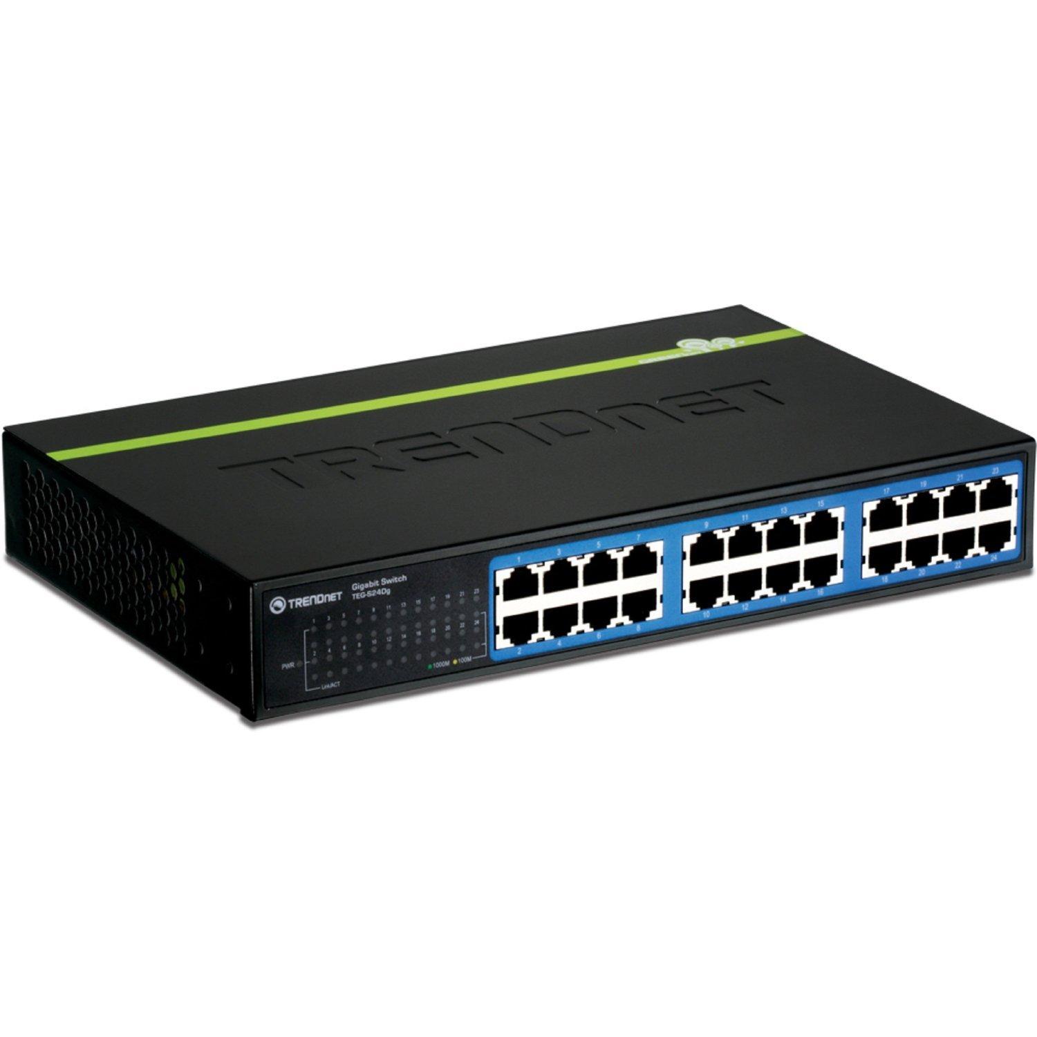 

Комутатор TRENDnet Gigabit GREENnet Gigabit GREENnet Switch 24-port / 24-Port TEG-S24g [продукт]