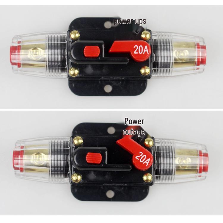 Automotive Circuit Breaker with Automatic Reset and Fuse Protection
