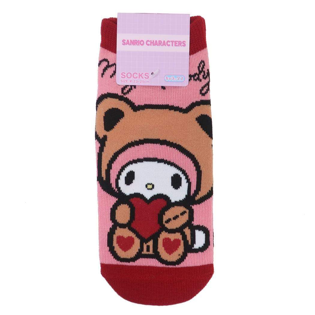 

My Melody Carax Bear Sanrio [Small Planet] [Women s Socks] Women s Socks/Teddy
