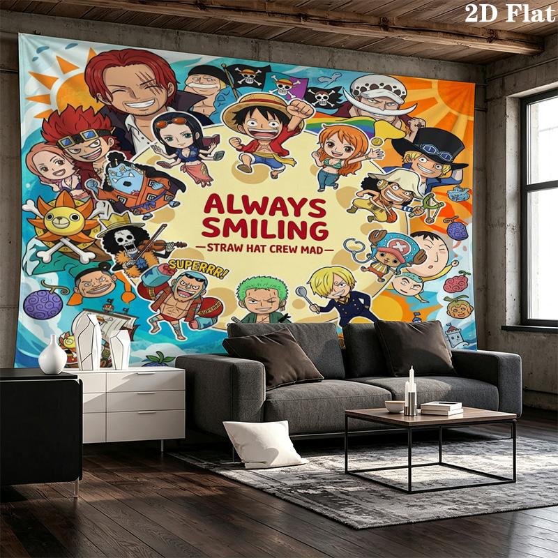 One Piece Wall Tapestry Aesthetic Wall Hanging Printed Fabric Blanket Decorative Tapestries For Bedroom Living Room Home Decor