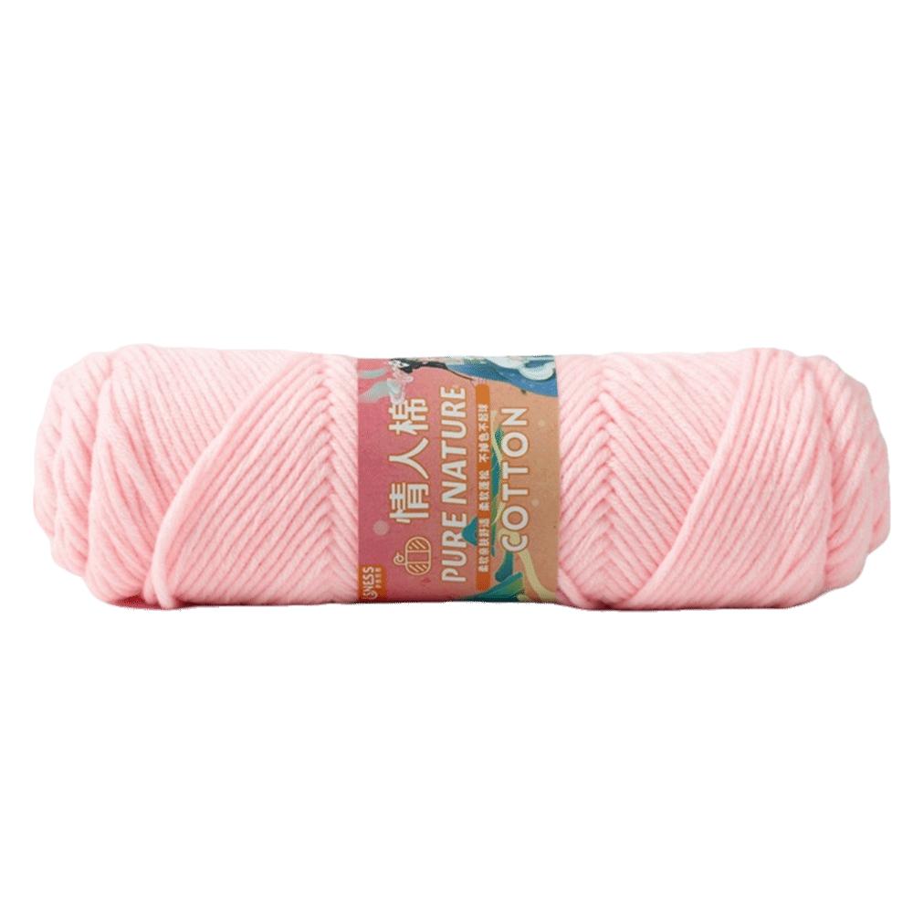 New DIY Knitting Wool Ball Hand Soft Milk Cotton Yarn 8-Strand Weaving Yarn