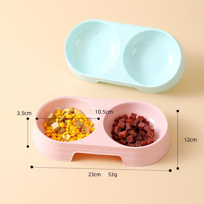 

Small Oval Cat Bowl Simple Style Dog Bowl Food Bowl Pet Bowl