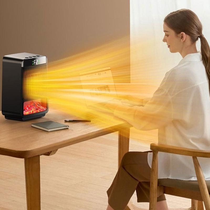 Winter 1000W Electric Heater Portable Fan Heaters PTC Ceramic Heating Mini Space Desk Heaters Warmer Machine For Room