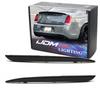 Black-Out Smoked Color Rear Bumper Reflector Lenses For 2015-23 Chrysler 300 LCI