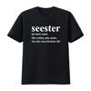 Go All Out Adult Seester Like A Sister Only Cooler T Shirt Vintage Washed Fashion Stylish Stretched Soft Breathable Homme