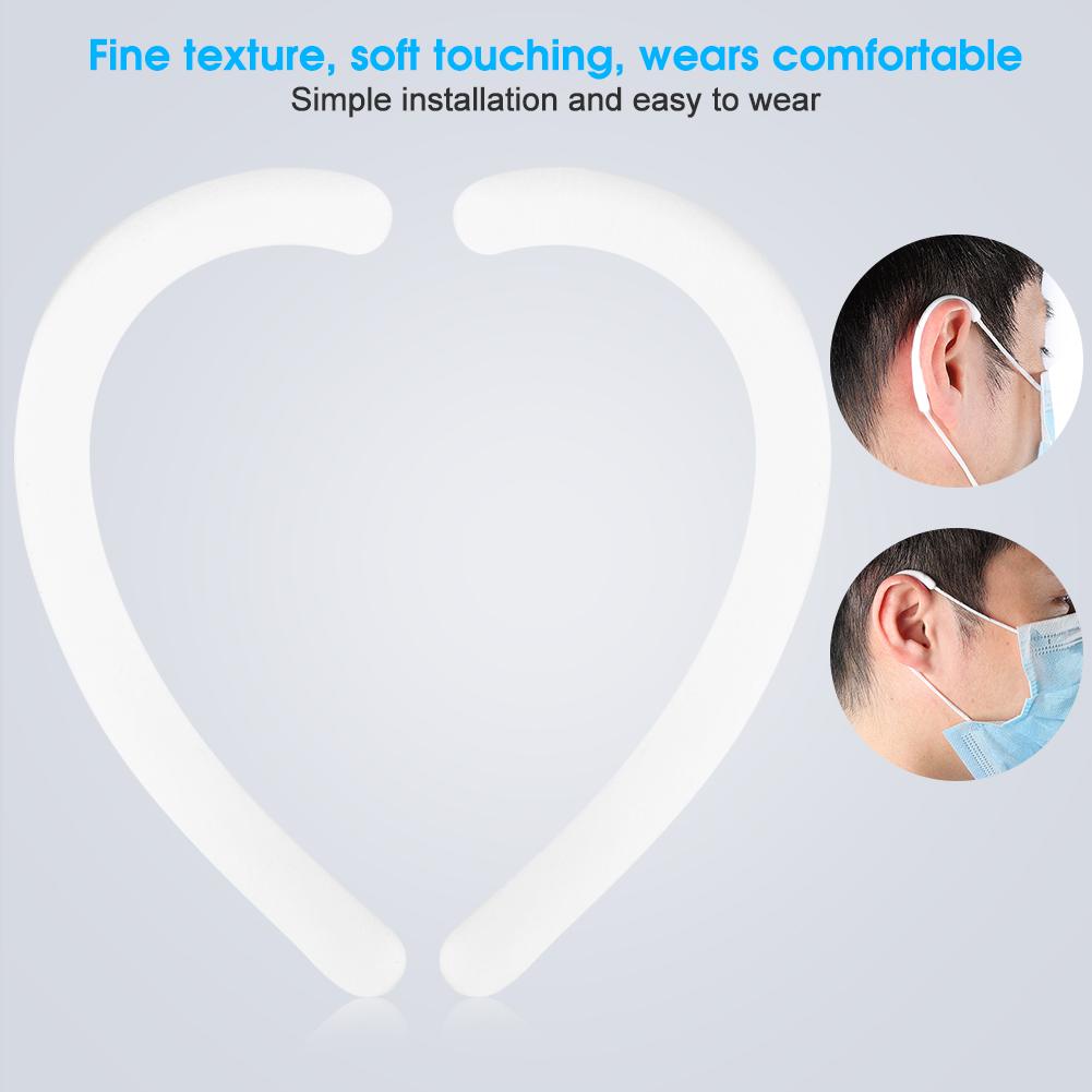 5Pairs Silicone Ear Protection Hook Earloop Cover Protector Earmuffs