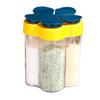 Contenitori per Spezie da Viaggio 5 in 1 Ermetici Contenitori per Condimenti da Viaggio Scatola Portatile per Condimenti da Campeggio per Barbecue Picnic