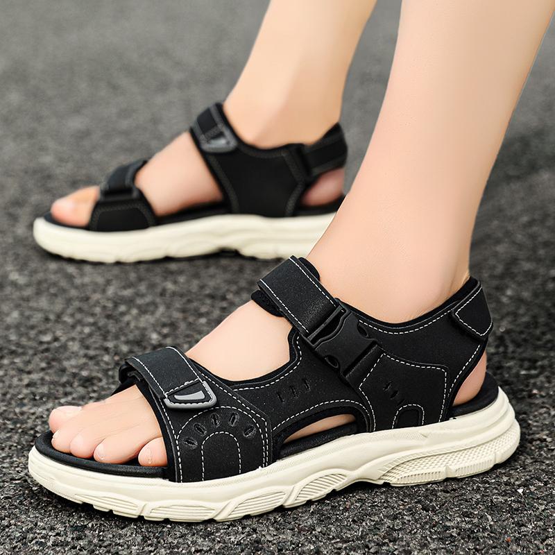 Fashion Sandals Men Summer Outdoor Casual Breathable Slippers Non Slip Wear Resistant Sporty Slippers Comfortable Light Hiking Shoes