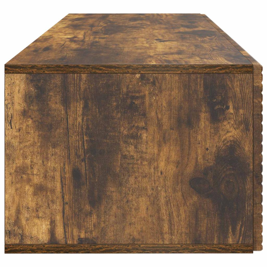 Wall Mounted TV Cabinet Smoked Oak 98 x 41 x 30 cm