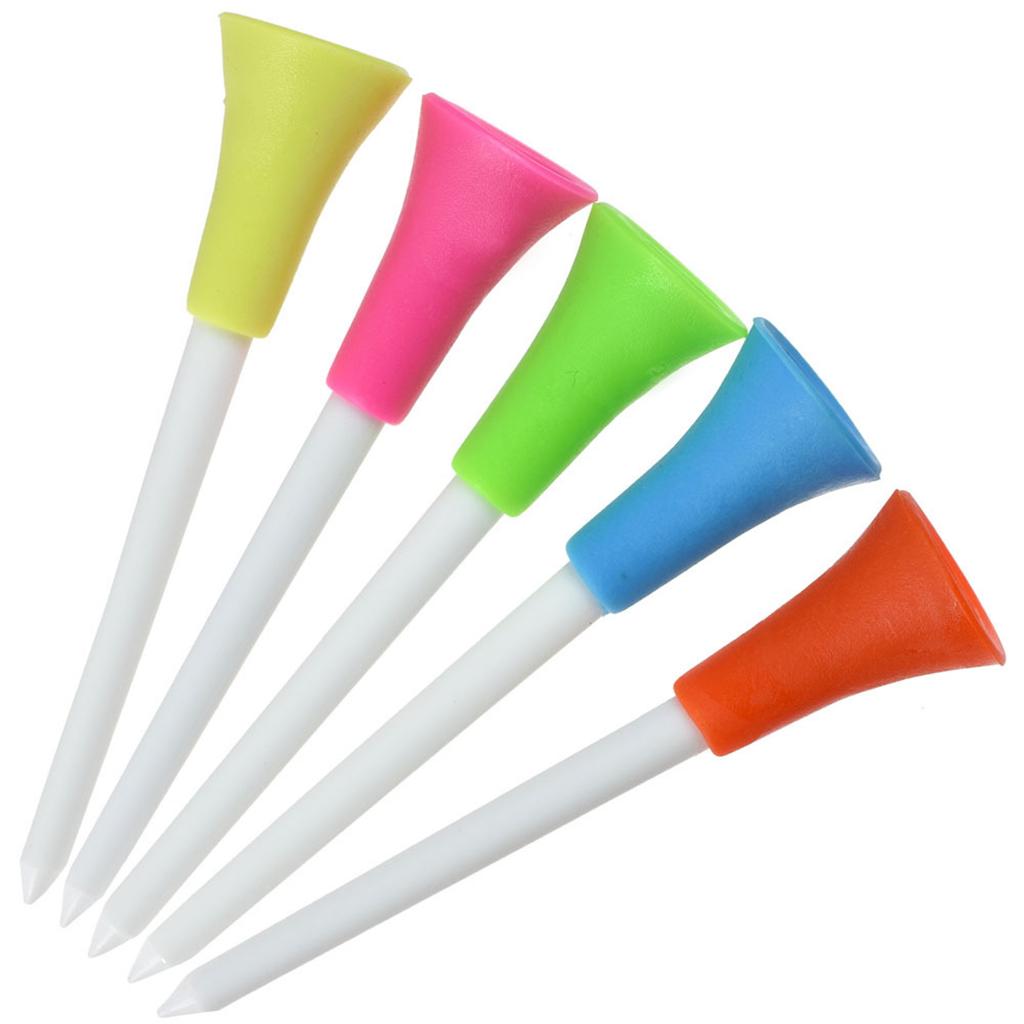 30 Pezzi Tee da Golf Standard Tee di Supporto per Golf per Colpire Lunghe Distanze Base da Golf in Plastica Set di Tee da Golf a Bassa Resistenza
