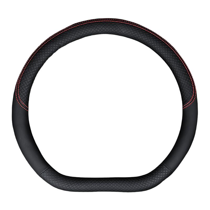 Car Steering Wheel Cover Artificial Leather For Volkswagen Golf 7 GTI Golf R MK7 VW Polo GTI Scirocco 2015 2016 Auto Interior Et4