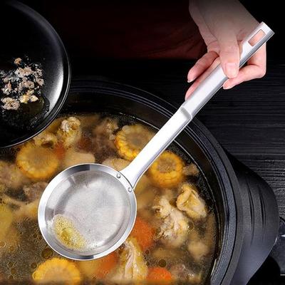 [cookings] Louche à mousse de chef en acier inoxydable (33cm)