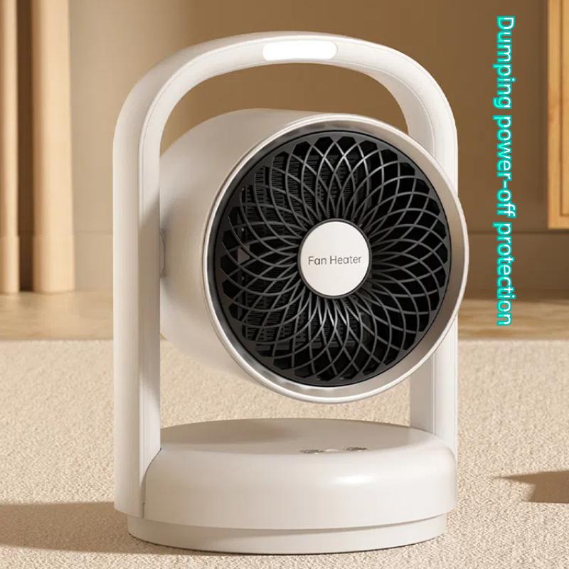 PTC Electric Fan Heater Small Electric Heater Warm Air Blower with Small Night Light