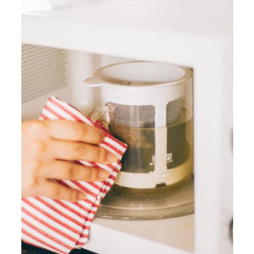 HARIO Dashi Pot Practical Capacity 600ml Dashi Soup Easy to Microwave Handmade White Made in Japan Present Gift DP-600-W
