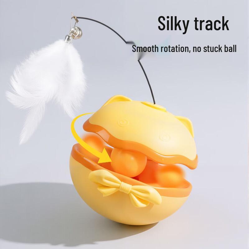 Interactive Tumbler Cat Wand Toy