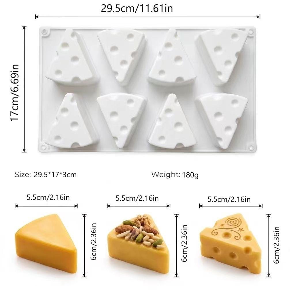 Cross-border Multi-connected Raspberry Mousse Silicone Cake Mold, Easy Release, Temperature Resistant.