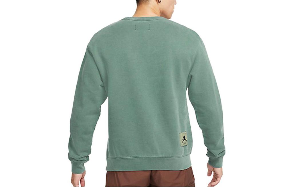 Jordan Heritage Sweatshirt As M J Flt Hrtg Flc Crew Sweatshirt Men's Green DO2308-333