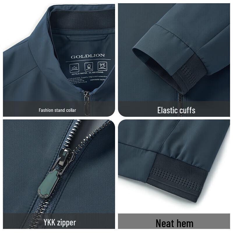 Goldlion Stain-Resistant Stand-Collar Business Casual Jacket