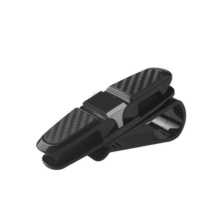 1PC Sunglasses Car Glasses Holder Holder Clip 180 Degree Sunglasses Holder Sun Visor Sunglasses Holder Car Vehicle Accessories