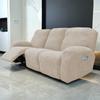 1/3 Seater Jacquard Recliner Sofa Cover Solid Color Relax Armchair Covers Stretch Single Couch Slipcover For Living Room Bedroom