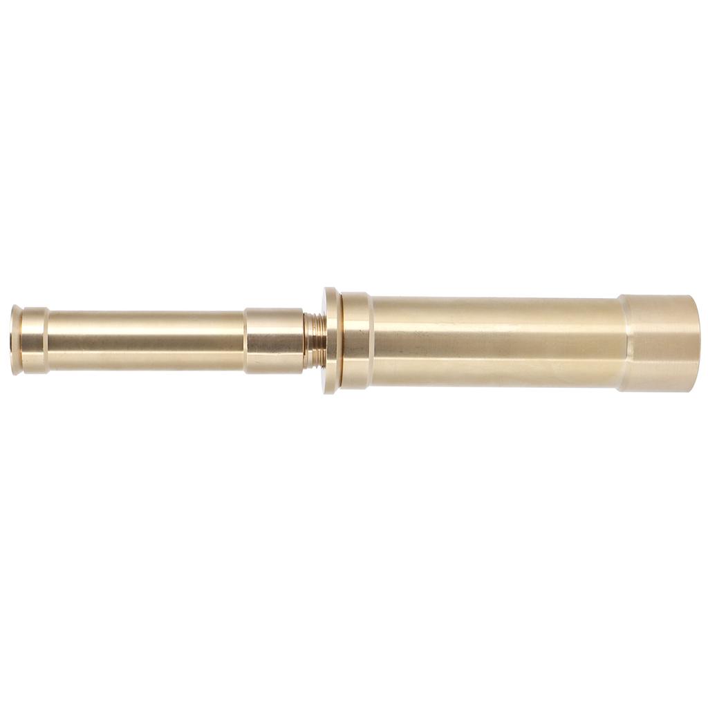Double Layer Trumpet Type Brass Fountain Nozzles Pool Pond Spray Head for Garden Landscape1in DN25