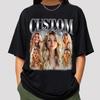 Camiseta Gráfica Vintage de los 90 Camiseta de Rap Bootleg Personalizada Inserta Tu Diseño PERSONALIZADO Tu Propia Idea Bootleg Aquí Regalo para Ella