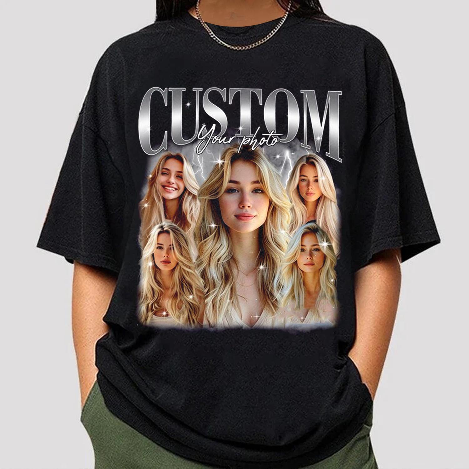 Vintage Graphic 90s Shirt Custom Bootleg Rap Tee Insert Your Design CUSTOM Your Own Bootleg Idea Here Gift for Her S