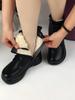 Leather Wool Snow Boots Fur Integrated Martin Boots Women's Winter Velvet Thickened Soles Thermal Cotton Boots Cotton Shoes