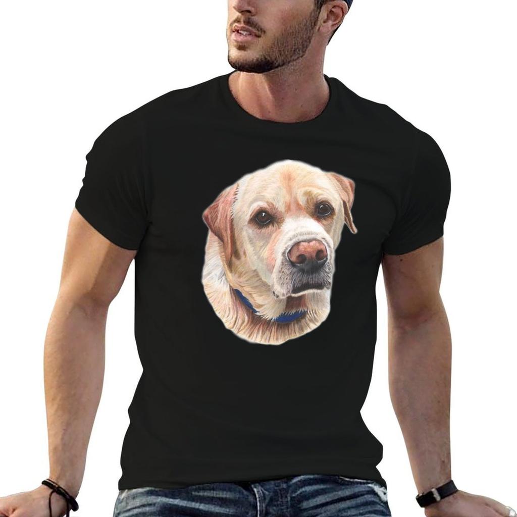 Yellow Labrador Tshirt Graphic T Shirts For Unisex T Shirts Cotton 100 Tshirt