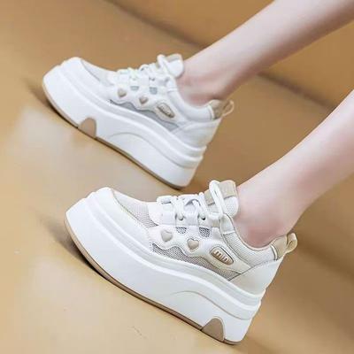Autumn New Muffin Thick-soled Inner Height-increasing Women's Shoes Love Versatile Casual Women