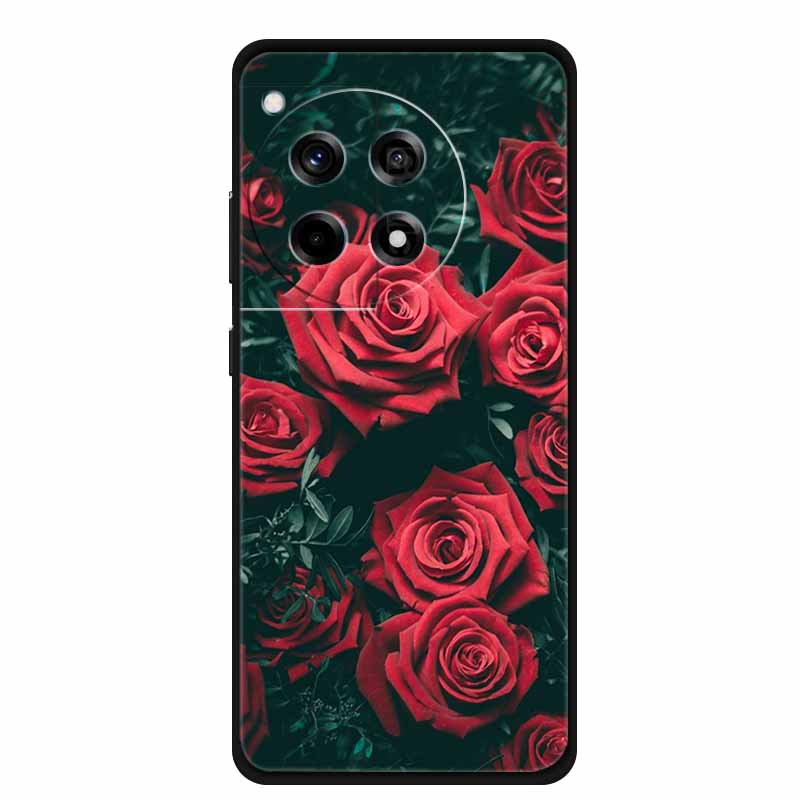 For OnePlus 12R Case Animals Soft Silicone TPU Phone Cases Back Cover For OnePlus Ace 3 ACE3 5G Wolf Protective Cute Girl Shell