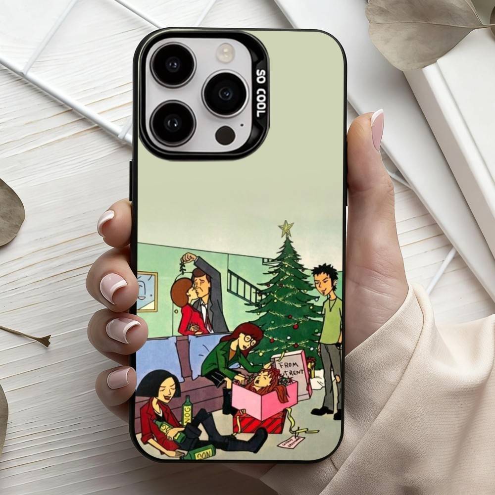 

Daria Cool Girl Fashion Чехол для телефона iPhone17,16,15,14,13,12,11 Plus,Pro Max Черный Конфетный серебристый чехол для телефона iPhone13PRO