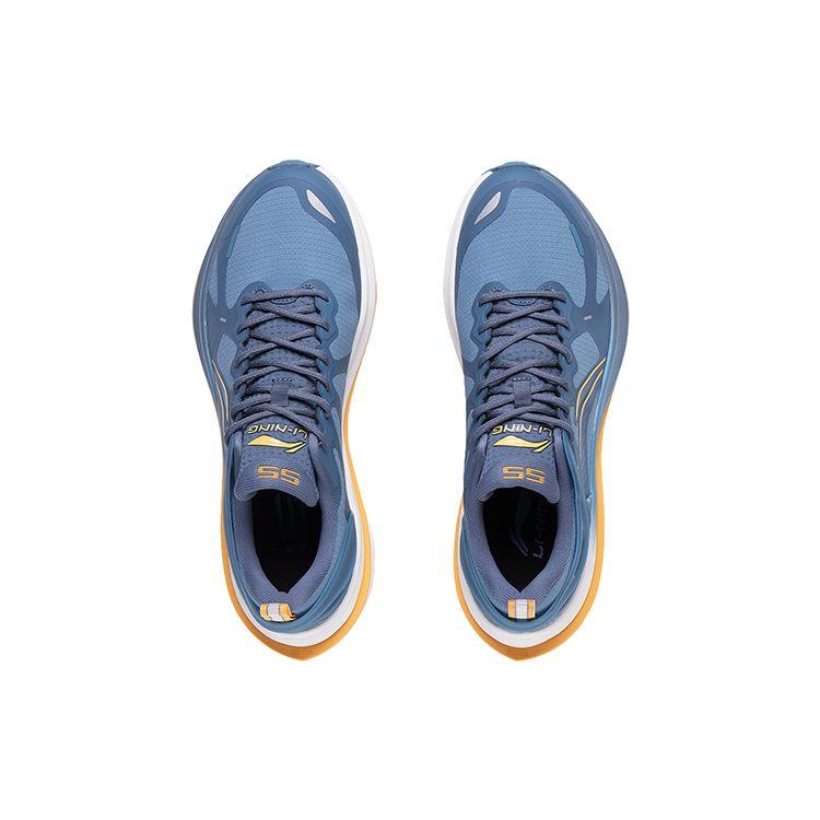 Li Ning Wu Shi 5S 2.0 Shock Absorption Non-Slip Wear-Resistant Rebound Low-Top Running Shoes Men Running Shoes Blue ARSS045-2