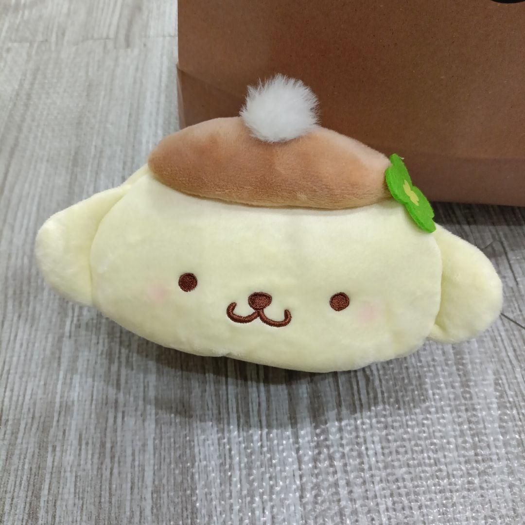 Sanrio Pompompurin stuffed animal pouch, unused