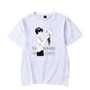 Summer men's Japanese anime Hikaru Died cartoon pattern printed T-shirt, 100% pure cotton fashionable round-neck clothing