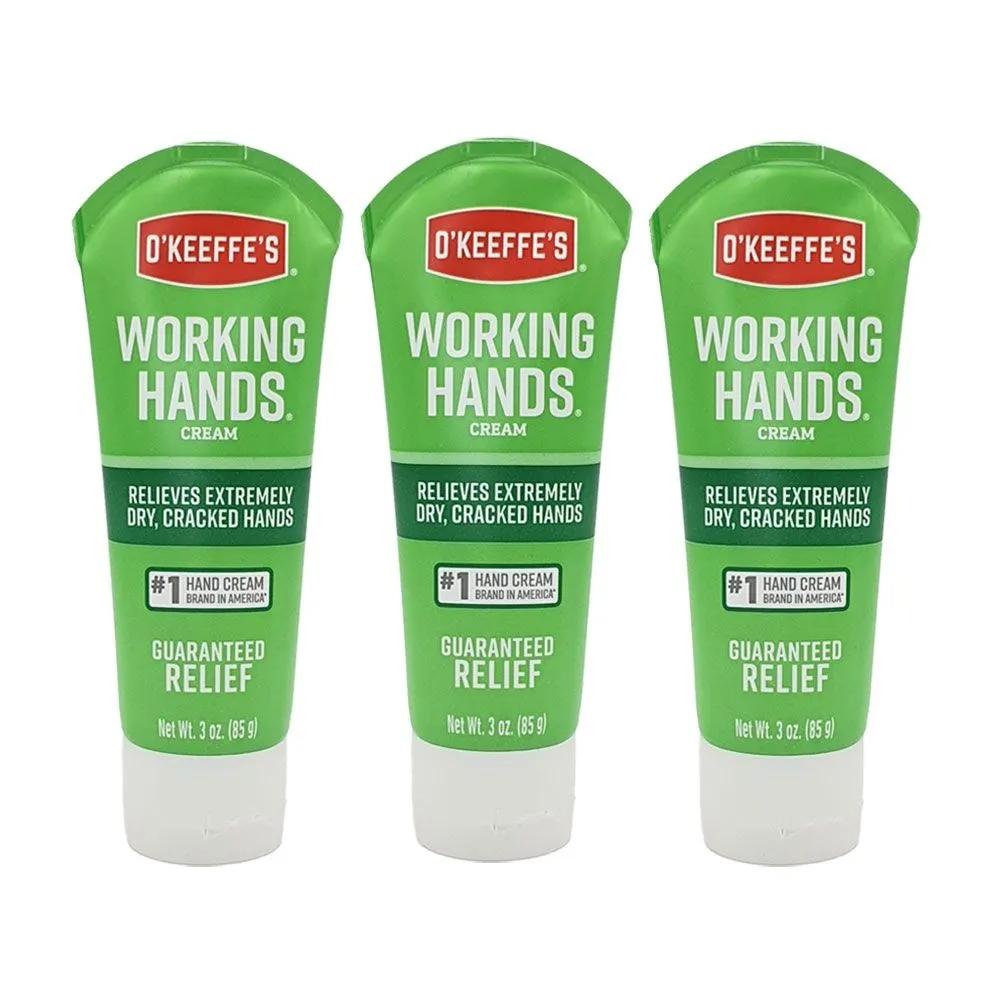 

O Keeffe s Working Hands High-Moisture Hand Cream Tube Type 85g Unscented 3 Pieces