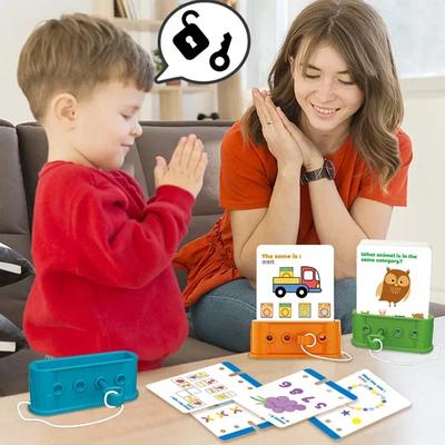 Enfants Montessori Puzzle Jouets Entraînement de la pensée logique Jeu de déverrouillage Enfant Cognition Serrure Choisissez un cadeau d'éducation précoce pour