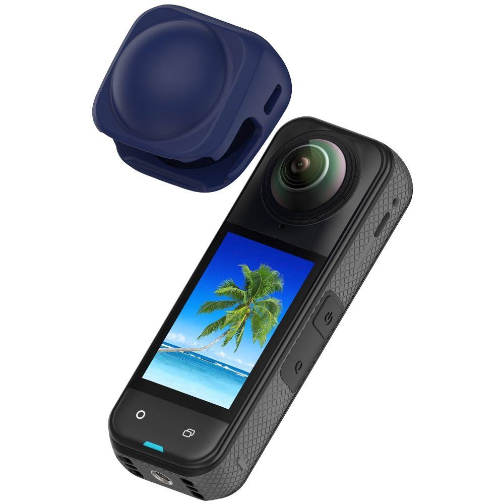 Anti-Scratch Lens Cap Lens Protective Cover for Insta360 X5/X4 Panoramic Camera Accessories
