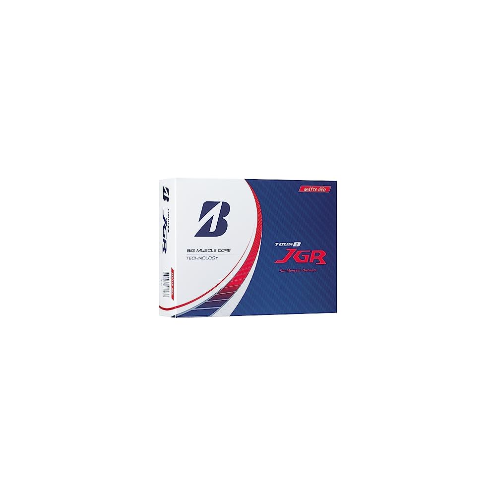 Bridgestone TOUR B JGR Golf Balls 12 Pack Matte Red 2023 Model