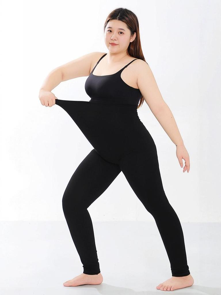 Autumn 2025 Plus Size High Waist Slimming Leggings for Women
